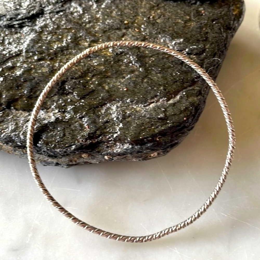 Native American Sterling Vintage Bangle Bracelet